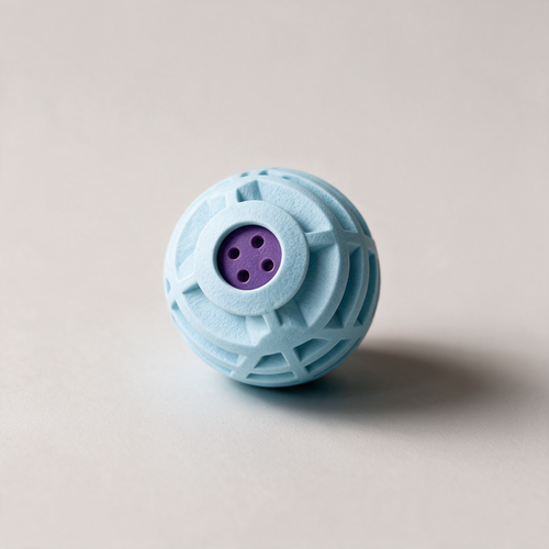 Slot 1 hero - The Rolly Ball on a plain warm-grey background